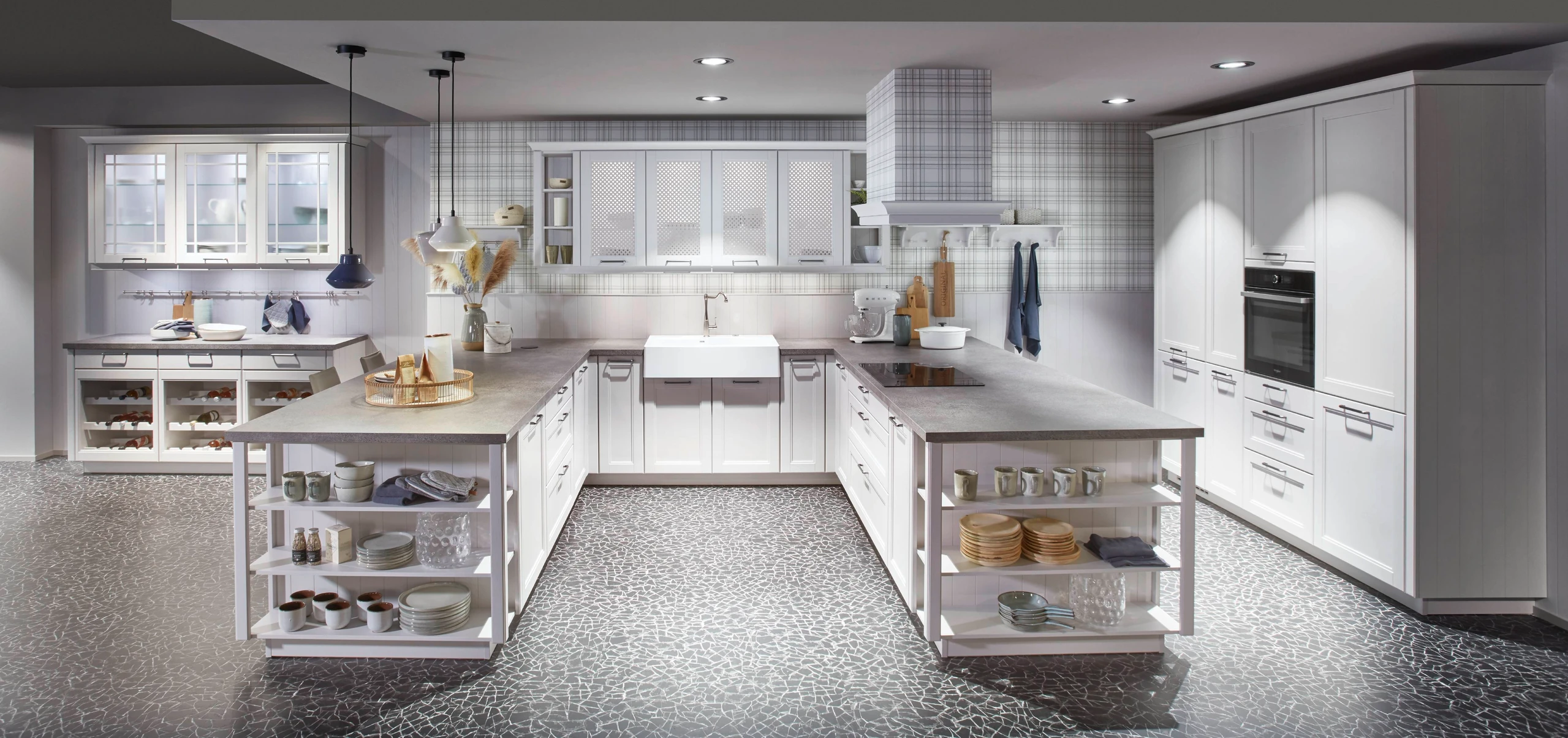 Metro Kitchen Collection secondary view with geometric lines